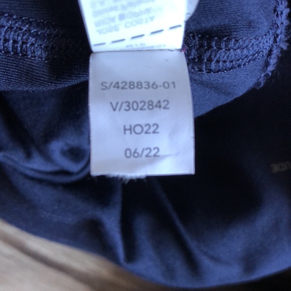 Athleta Altitude Stash Tight Polartec Powerstretch Navy Medium 428836 Petite - Picture 13 of 15